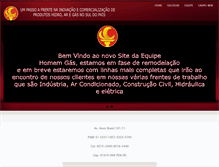 Tablet Screenshot of homemgas.com.br